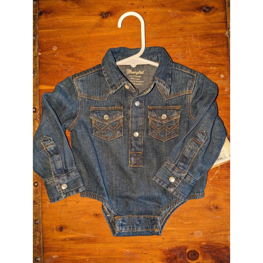 Wrangler Jean Cowboy Onesie Baby